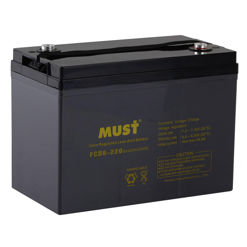 Deep Cycle AGM VRLA Battery FCD Series 6V,12V